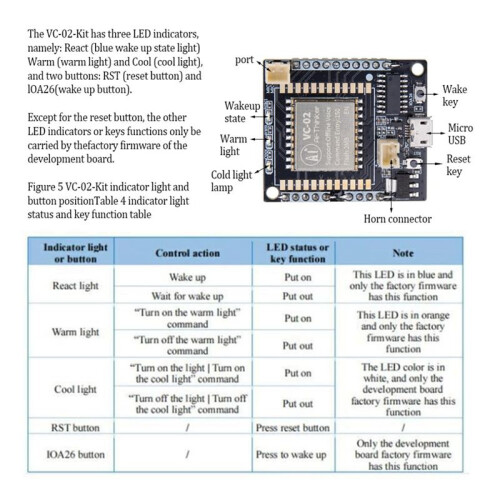 AI Voice Recognition Module Kit Intelligent Offline Sound Control Development Board with 2MB Flash for  Home 1