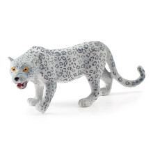 Snow Leopard Mini Model Perfect For Home-roaring snow leopard