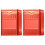 Metal Container For Organizing Coffee Dry Snacks Sealed-Red S 1