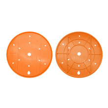 Plastic Plant Pot Drain Inserts Prevents-orang color