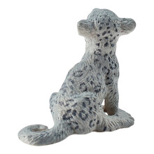 Modèle Animal léopard des neiges en PVC,-Assispetiteneige