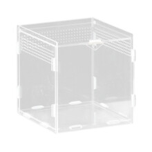 Cage d'habitat pour reptiles en acrylique,-10X10X10 verticale