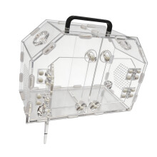 Small Animal Enclosure Clear Acrylic Terrarium Breeding Box for