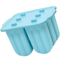 Homemades Eiscreme-Formen, 6 Mulden, leicht zu lösende Eis-Blau