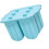 6 Cavity Flexible Silicone Popsicles Molds For DIY-Blue 1