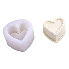 Heart Shape Cake Silicone Molds For Professional Cooking And