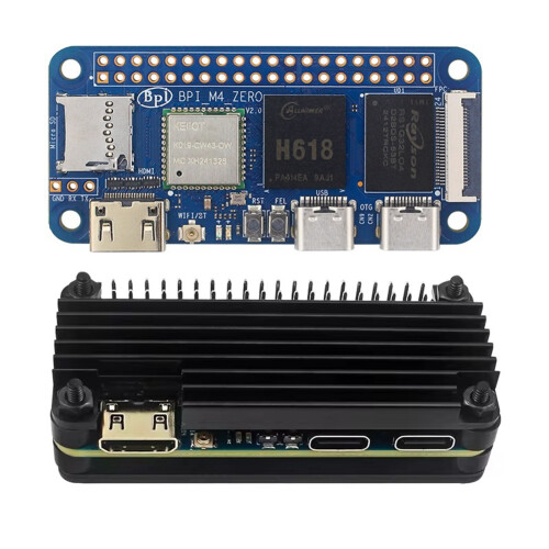 For Banana Pi BPI-M4 Zero Motherboard Allwinner H618 Linux Programming ARM Cortexx-A53 Processor 2.4G/5G WIFI