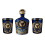 Classical Whiskeys Decanter And Glasses With-Blue bottle three 1