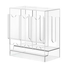 Sturdy ABS Trading Card Storage Container With Push-Clear
