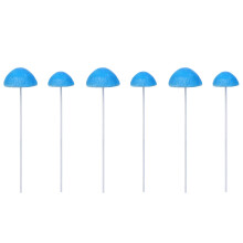 6Pack Blue Mushroom Garden Stakes Mushroom Decorative Statues