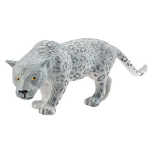 PVC Snow Leopard Animal Model Decorative-Walkingsnowleopard
