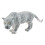 PVC Snow Leopard Animal Model Decorative-Walkingsnowleopard 1