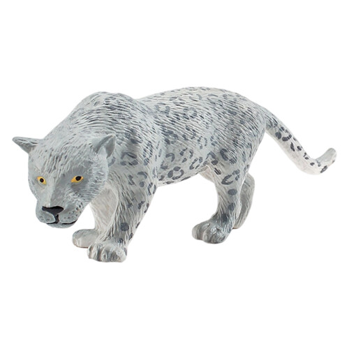 PVC Snow Leopard Animal Model Decorative-Walkingsnowleopard
