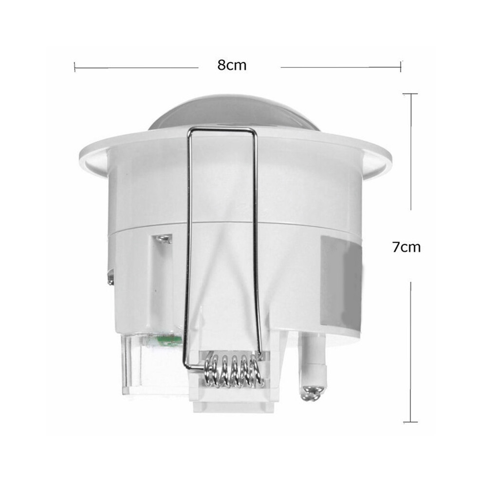 110-240V Ac Adjustable 360 Degree Ceiling Pir Infrared Body Motion Sensor Detector Lamp Light/White 4712676806652