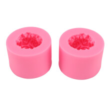 2 Unidades de Molde de Vela de Bola 3D, Molde de Sabão, Molde de Silicone para Fazer Velas DIY, Sabonete Artesanal, Argila de Polímero