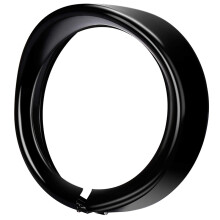 Headlight Trim Ring 7Inch Black Visor Type Motorcycle Trim Ring for Softail Street Glide Road King Electra Glide