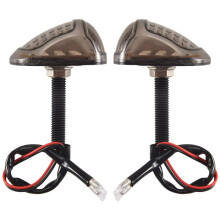 12V Yellow Lighting Motorbike Indicators Blinker 9 LED Motorcycle a Pair Piranha Light Flasher Turn Signal Light