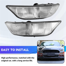 for Mustang 2015 2016 2017 Mustang Turn Signal Light Cover Parking Lamps Cover Right & Left Pair