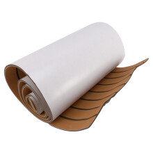 Foam Teak Decking EVA Foam Marine Flooring Faux Boat Decking Sheet Accessories Marine Brown Black 450X2400X6mm