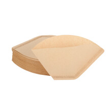100Pcs Coffee Filters Disposable Cone Paper Coffee Filter Natural Unbleached Filter 4-6 Cup for Pour Over Coffee Makers