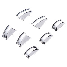 7PCS Car Chrome Interior Door Styling Trims for Model S / x Accessories