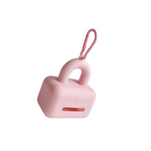 Dog Bag Holder Outdoor Clean Garbage Bags Holder Waste Bag-Pink