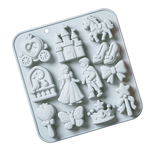 Princess Silicone Mould For Chocolate Ice Making-Blue