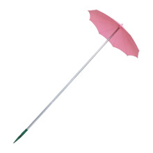 Adjustable Outdoor Plant Umbrella Garden Umbrella Shade-Pink
