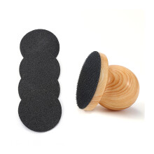 Wood Pet Nail Grinders With Replaceable Polishing-Log printing
