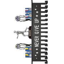 Space Saving Award Medals Holder Integrated Key Hanger For-4