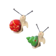 Tiny Snail Statue Planter Ornament For Flowerpot Display
