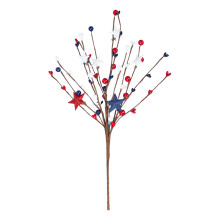 Premium Plastic Artificial Berries On Stems-Single