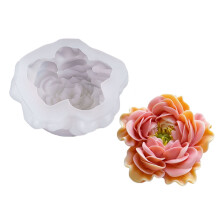 Flexible Silikon-Mousse-Kuchenformen, Blumenform,-3