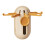 360 Degree Swivel Hook Easy Installation Great for-Yellow 1