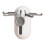 Crochet en plastique ABS solide avec conceptions pivotantes-Gris 1