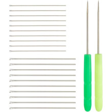 Professionelle Puppenhaarimplantationswerkzeuge mit bunter