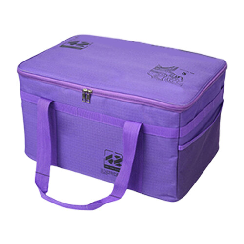 Pochette utilitaire pliable à poignée renforcée pour-L Violet