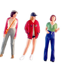 Figurines de femmes réalistes modèle 1:64, figurines-Costume