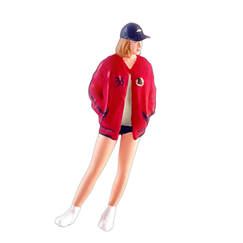 1:64 Scale Hand Painted Miniature People-High Profile Motorcy