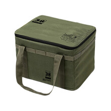 Compacte draagbare outdoor versnellingstas met-S Legergroen