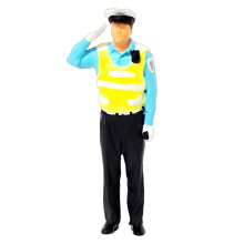 Detailed Resin Miniature Cop Figures For Car Checkpoint And-I