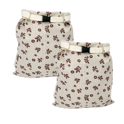 Large Size Wax Treated Bread Container Accommodates-MB001