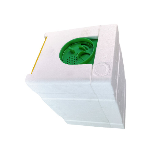 Foam Breeding Box Plastic Rotating Entrance Beekeeping-Green