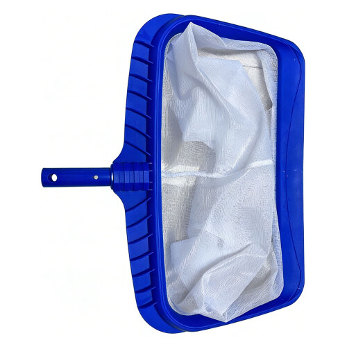 Écumoire de piscine renforcée avec filet en nylon de grande