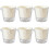 6 Pieces Highly Observable Horticulture Vessels-cream white 1