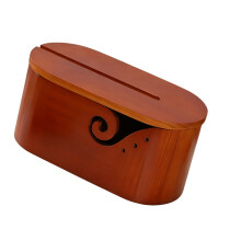 Wooden Fiber Bowl With sparkling Exterior And twist Avoidance