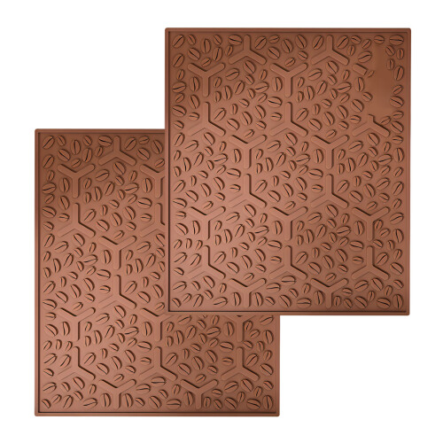 Tapis de boisson moderne construit à partir d'une substance en-L