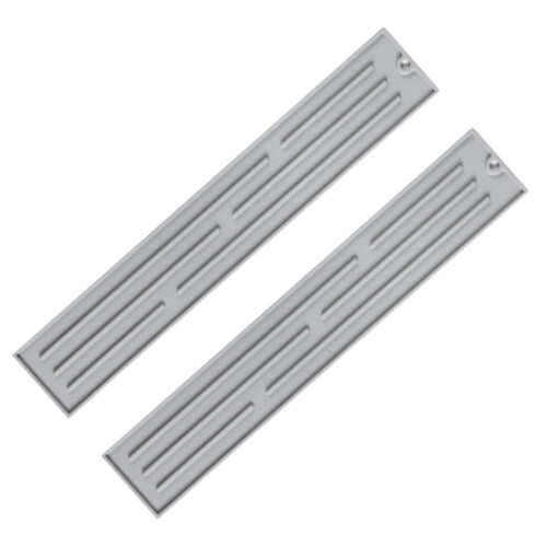 2PCS Space Saving Kitchen Bendable Mats Featuring Grip-Gray