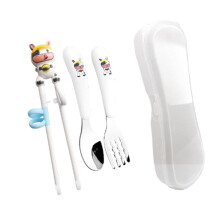 Abs Plastic Children Chopsticks With Storage Container Great-6