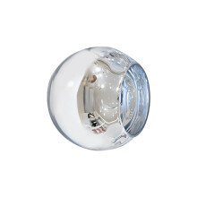 Hand wrought Glass Vessel Having Safe Reflection Great For-15cm